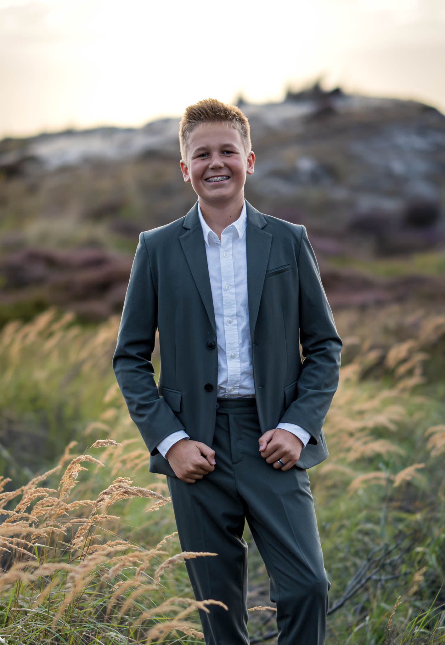 Vader en zoon samen op de foto – warme gezinsfotografie in Hollands Kroon