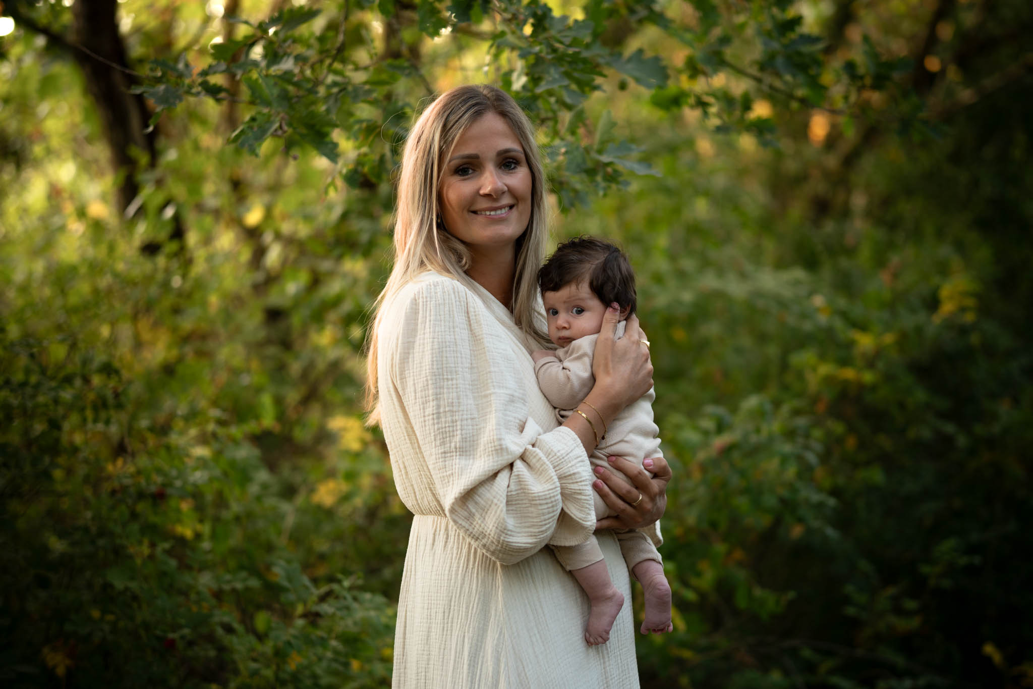 Fotoshoot met het gezin